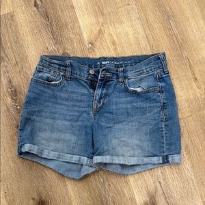 Old Navy Blue Jean Shorts with Cuffed Hem